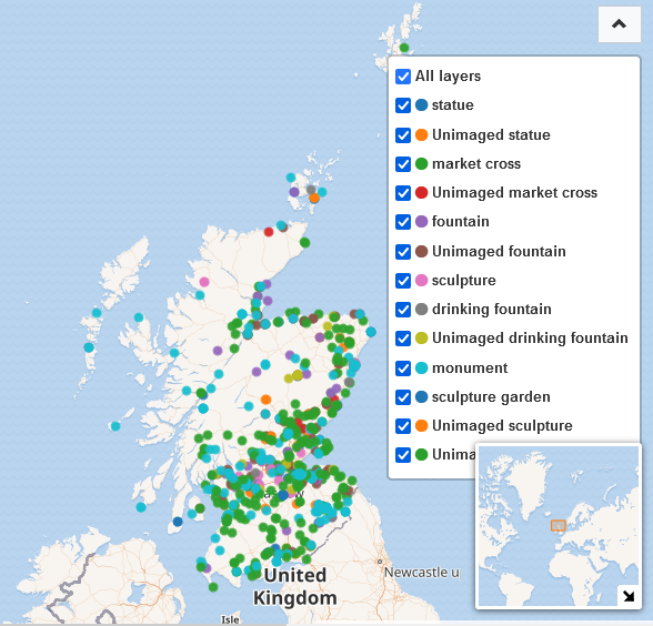 Monumental street furniture